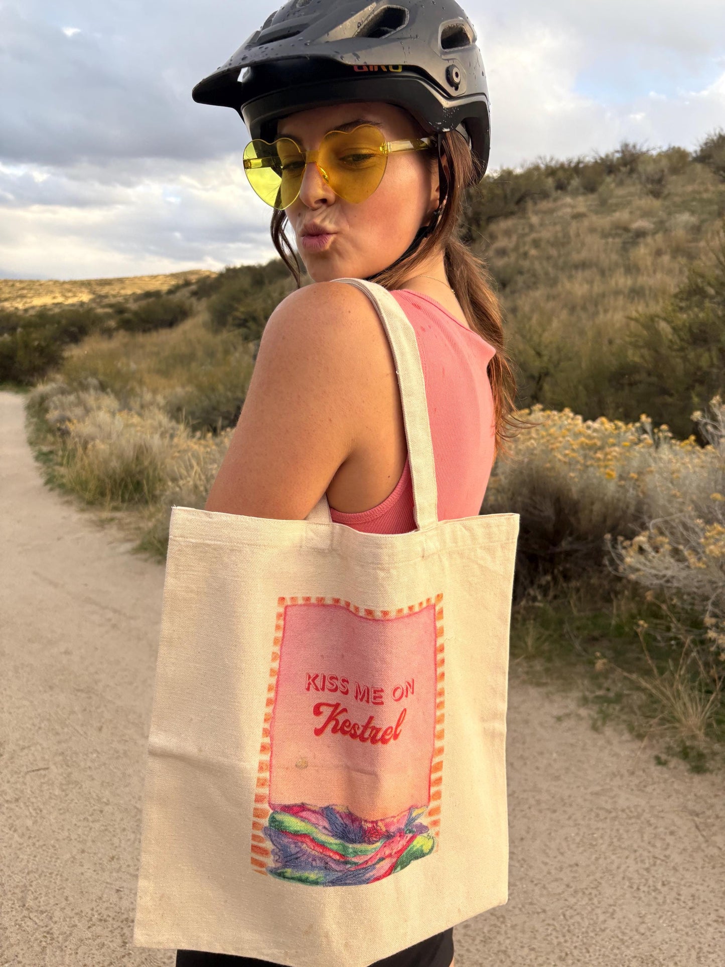 Kiss me on Kestrel - Tote Bag!