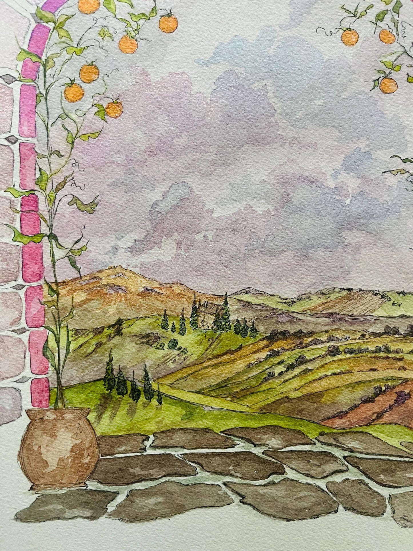 Clementines Watercolor - Print