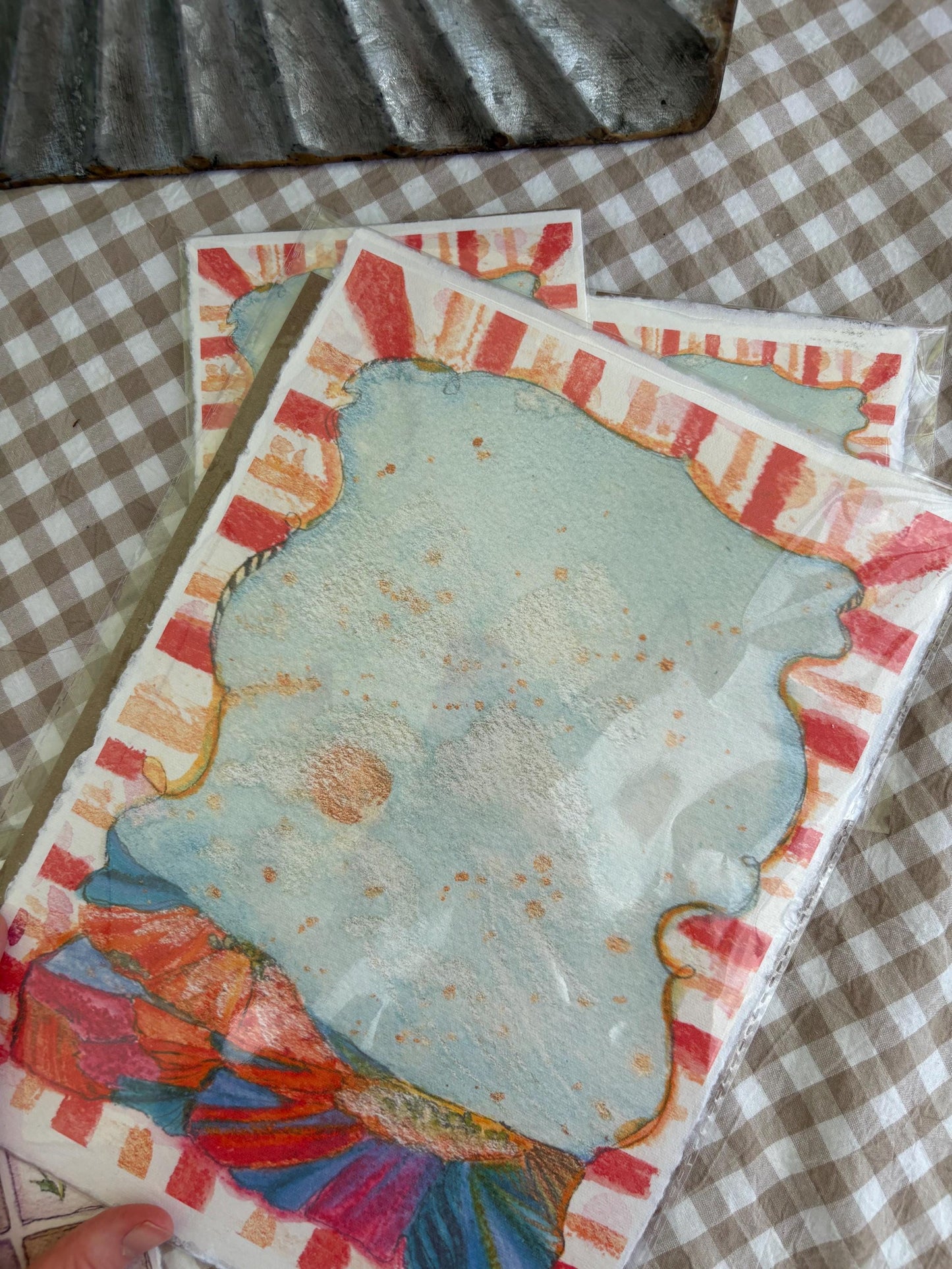 Foothills in July - watercolor print