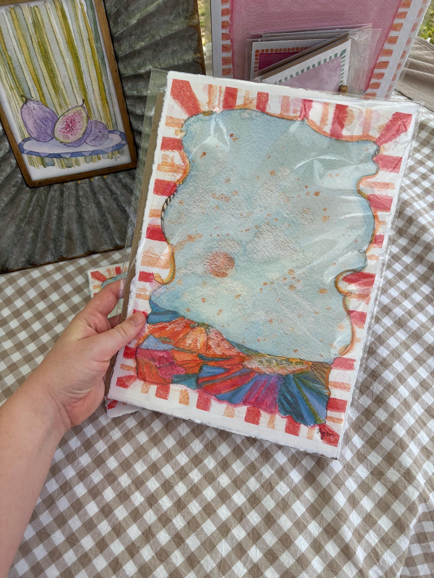 Foothills in July - watercolor print