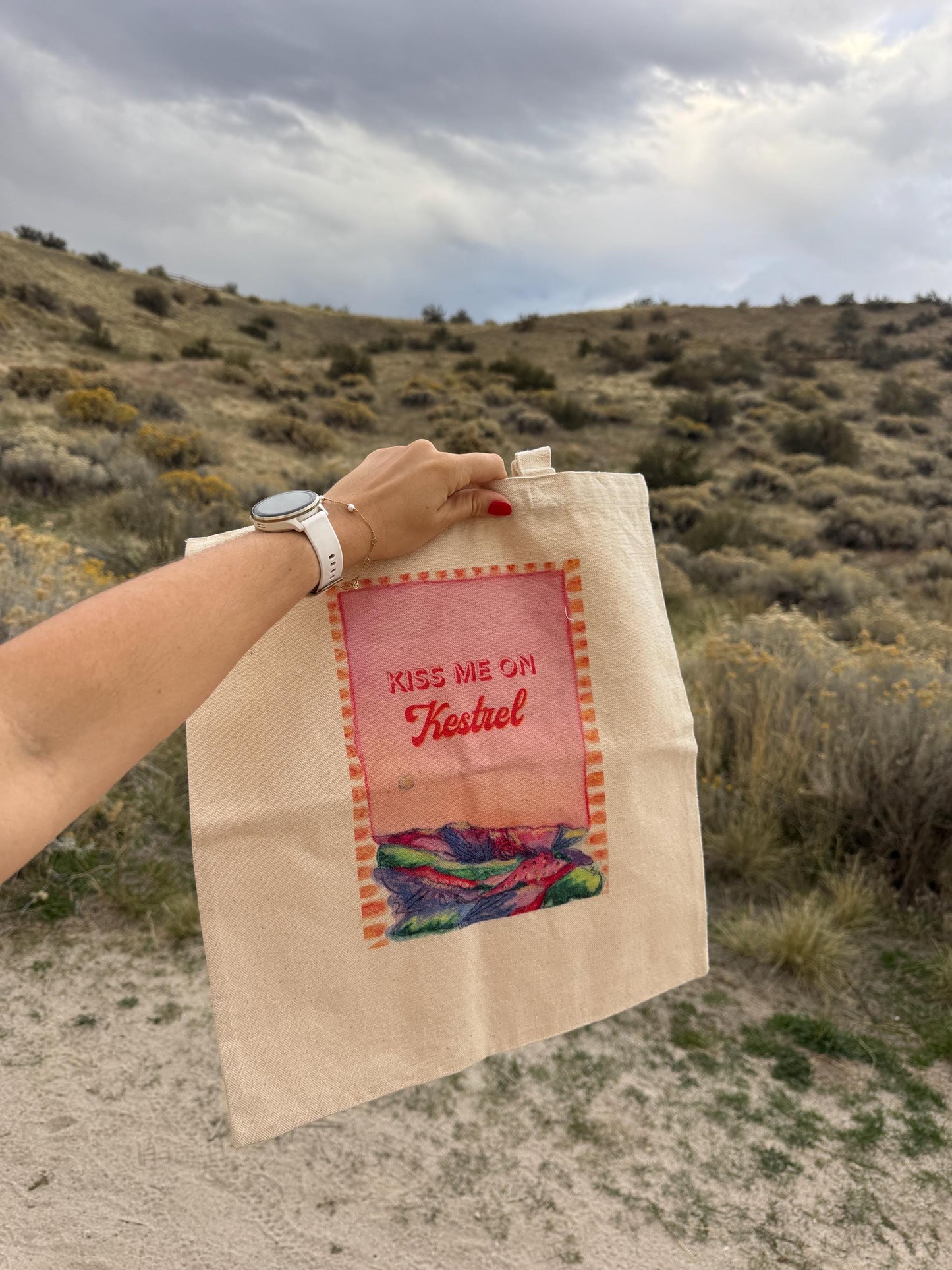 Kiss me on Kestrel - Tote Bag!
