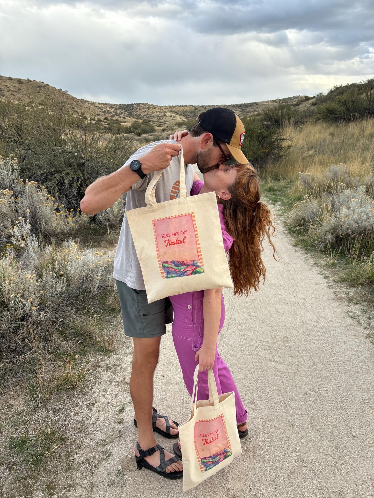 Kiss me on Kestrel - Tote Bag!