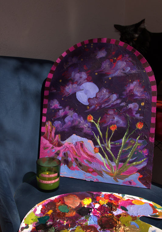 Fade Into You - Original Mixed Media