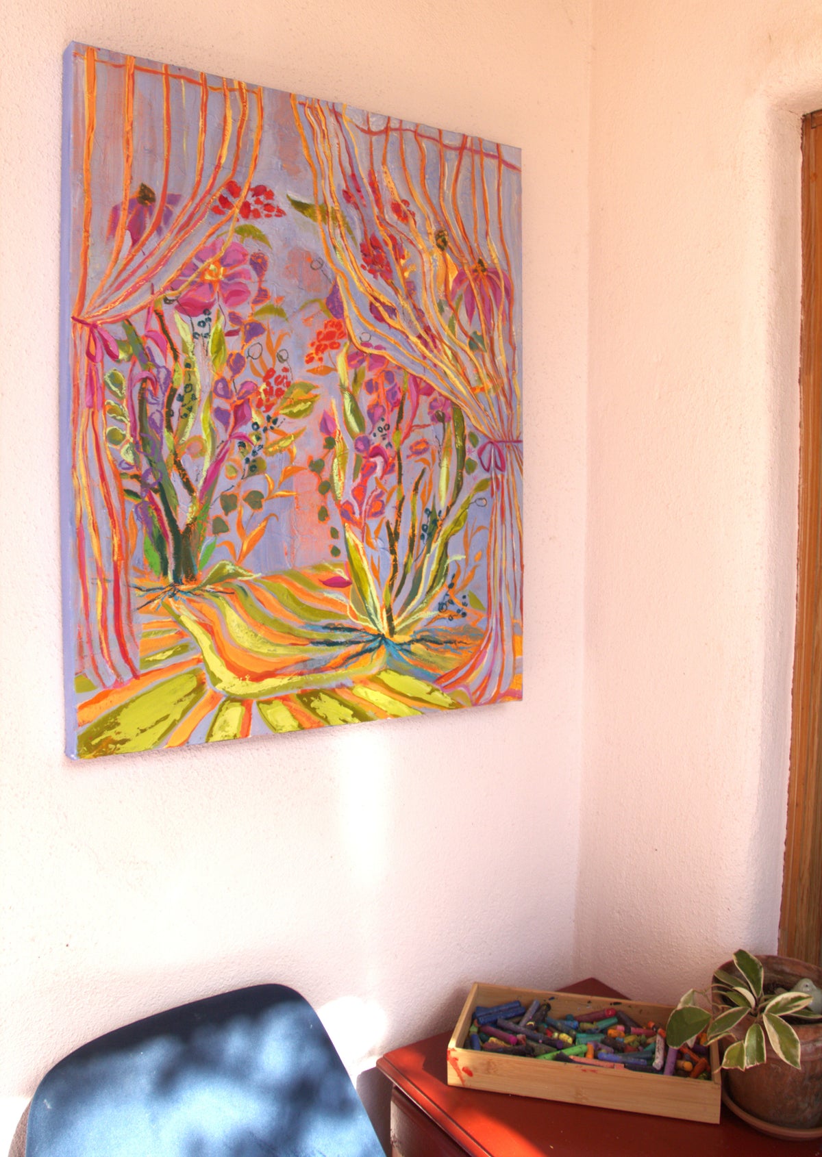 Studio Stripes - Original Mixed Media