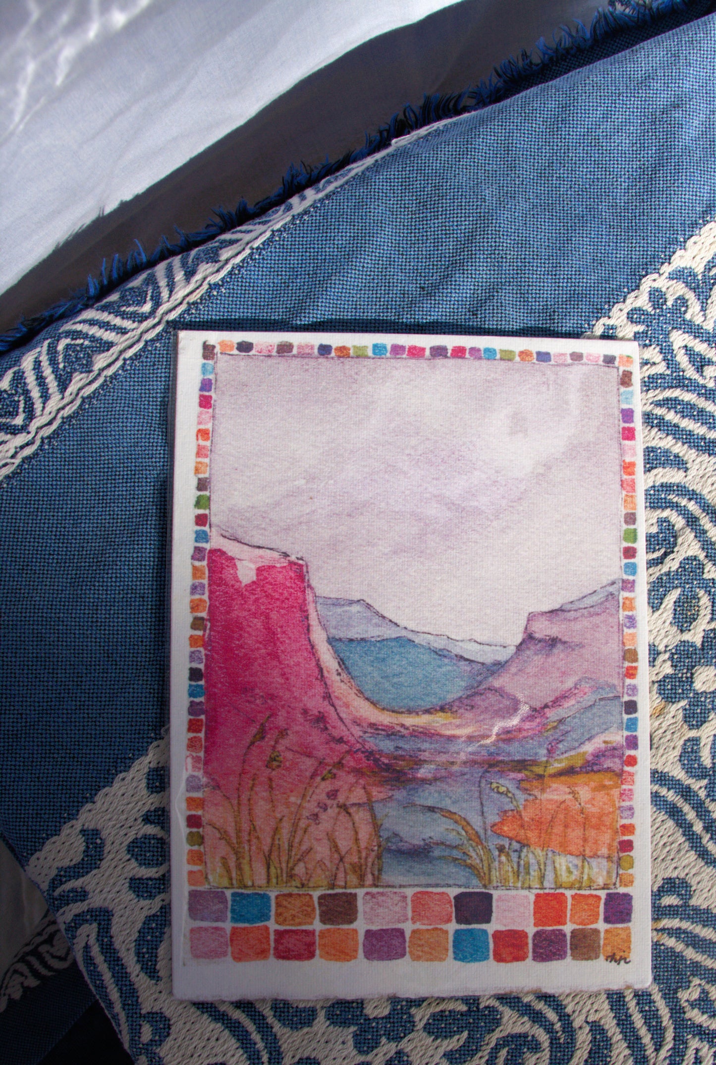 Yosemite Watercolor Print: Weekend Peaks Landscape Art