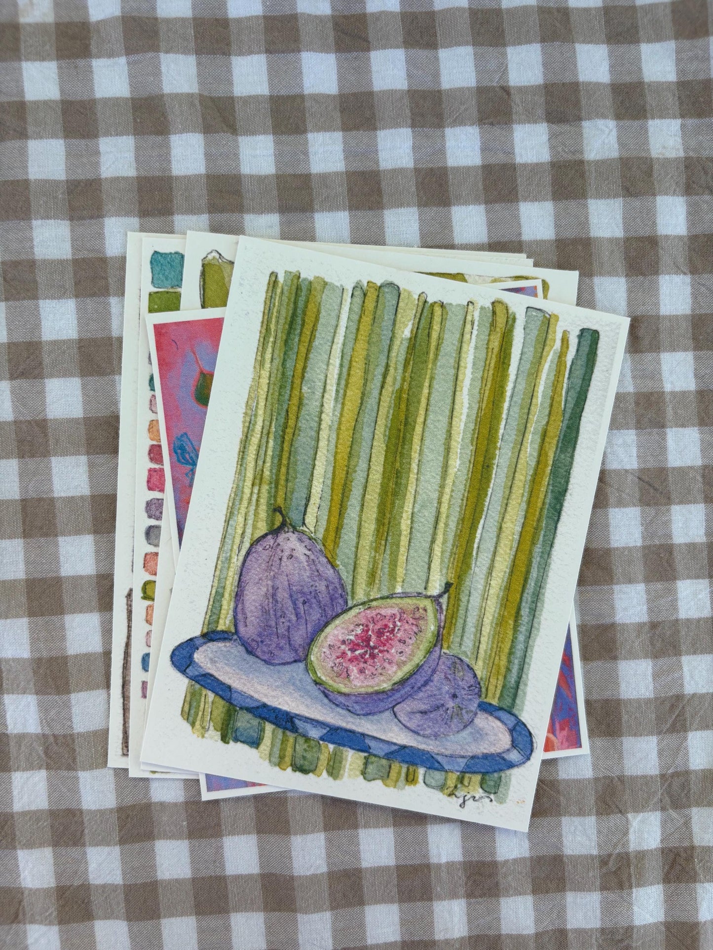 Flowers & Veggies Postcards - set of 5
