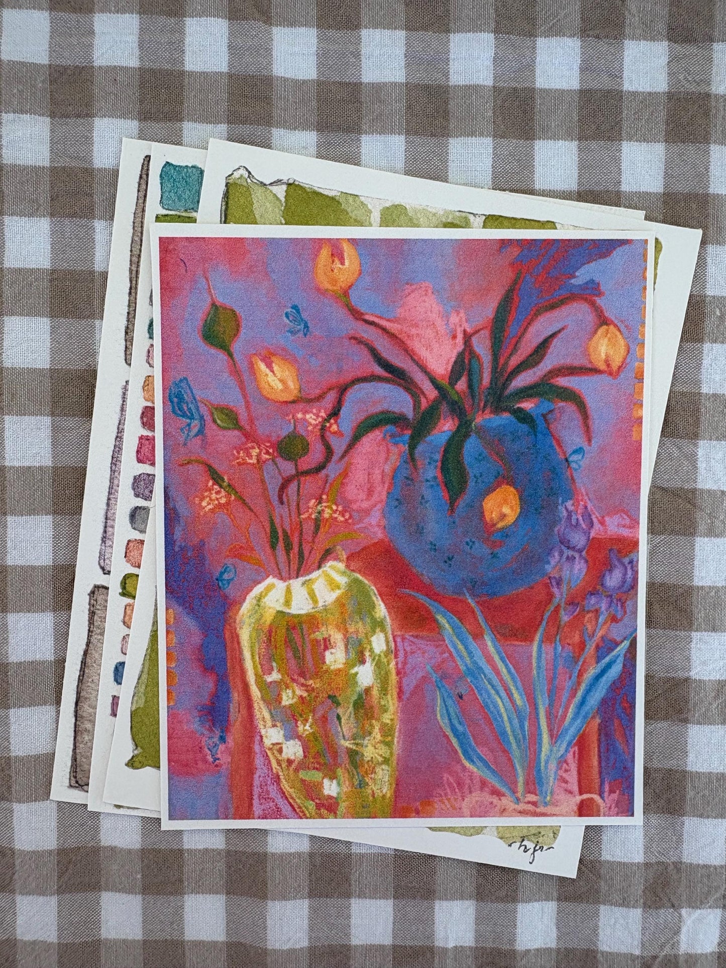 Flowers & Veggies Postcards - set of 5