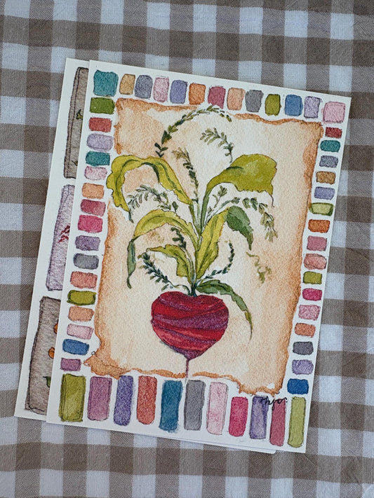 Party Beet - postcard