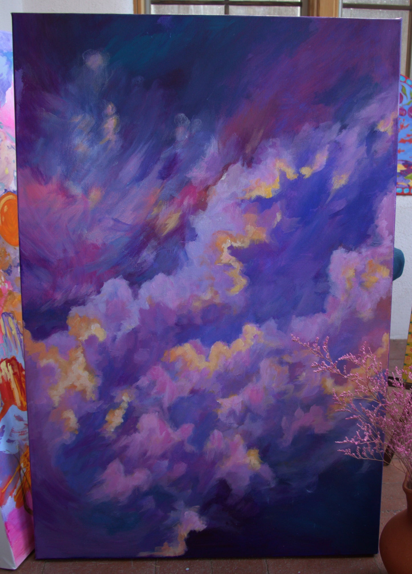 Velvet Monsoons - Original Acrylic on Canvas
