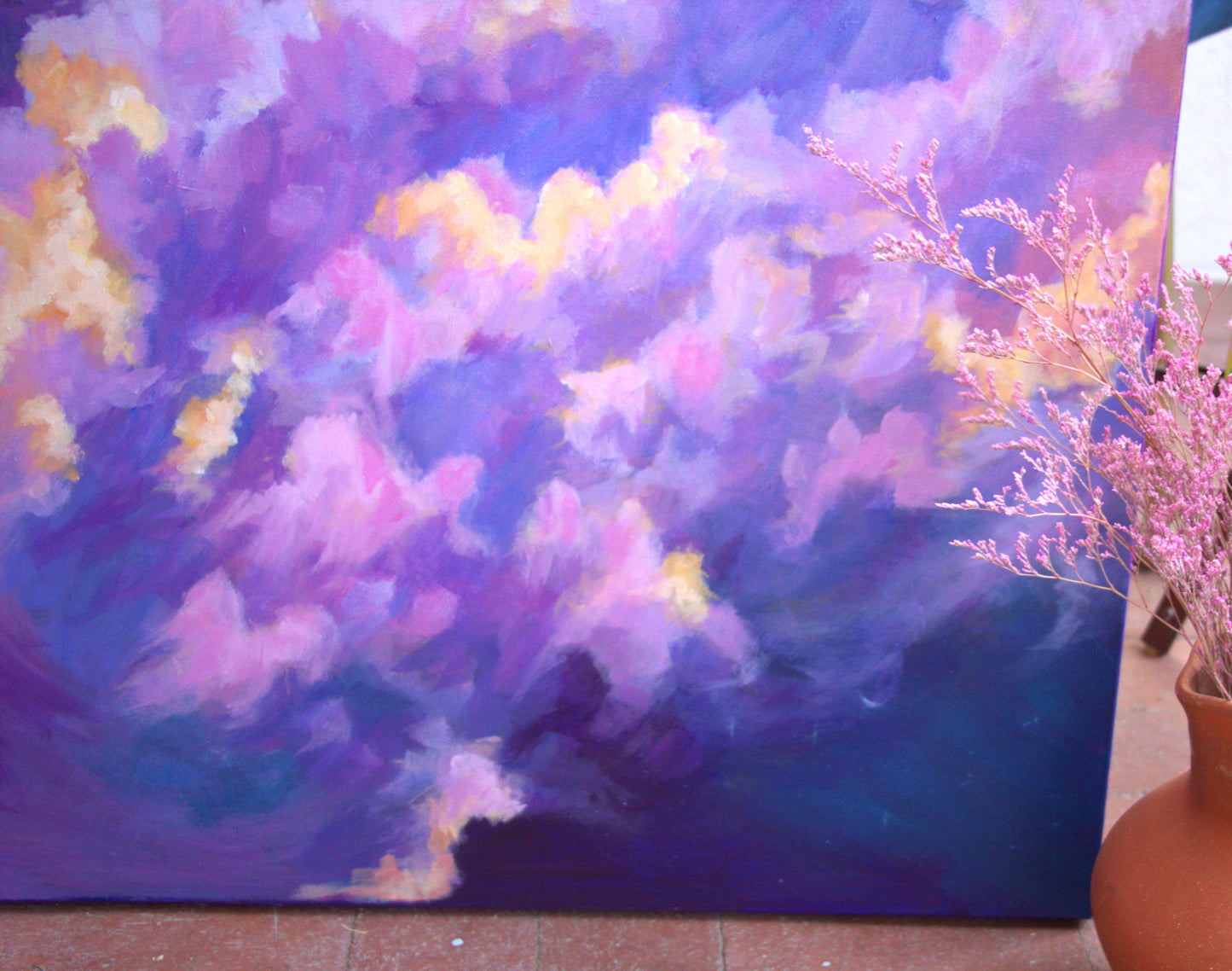 Velvet Monsoons - Original Acrylic on Canvas